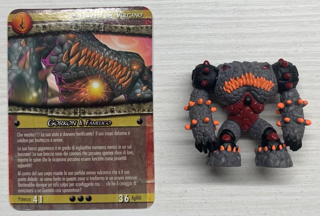 Gormiti Titanium - Gorkon il Famelico con carta