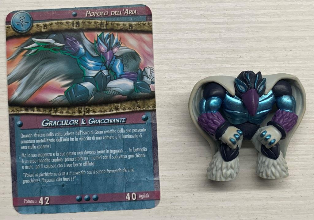 Gormiti Titanium - Graculor il Gracchiante con carta