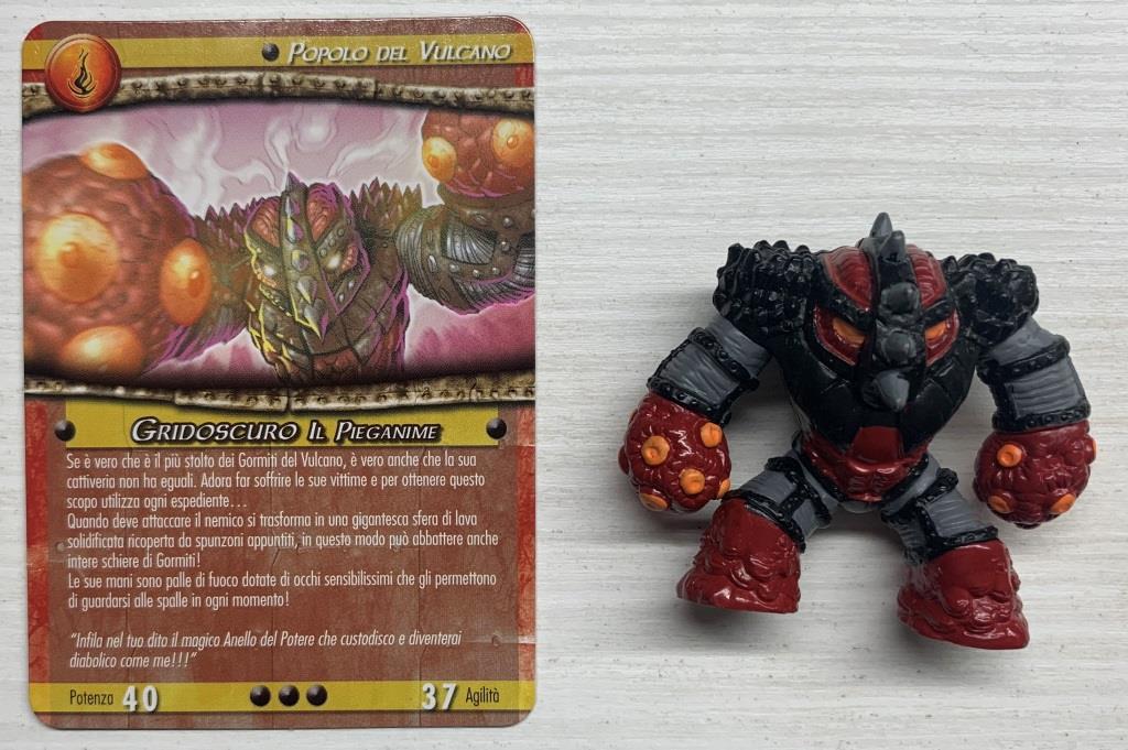 Gormiti Titanium - Gridoscuro il Pieganime con carta