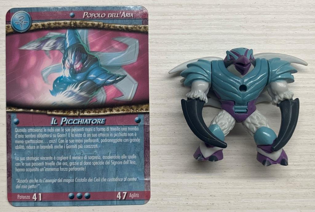 Gormiti Titanium - Picchiavex il Trivellante con carta