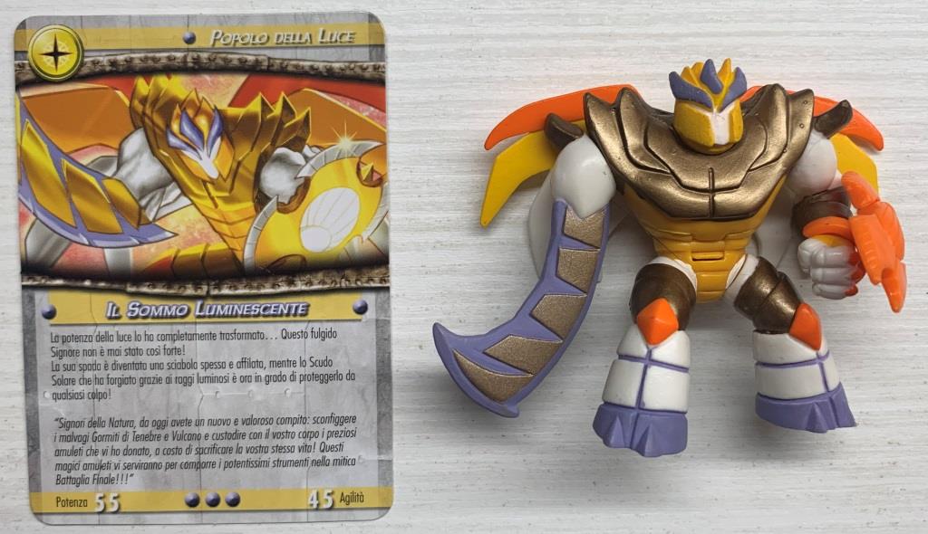 Gormiti Titanium - Il Sommo Luminescente con carta