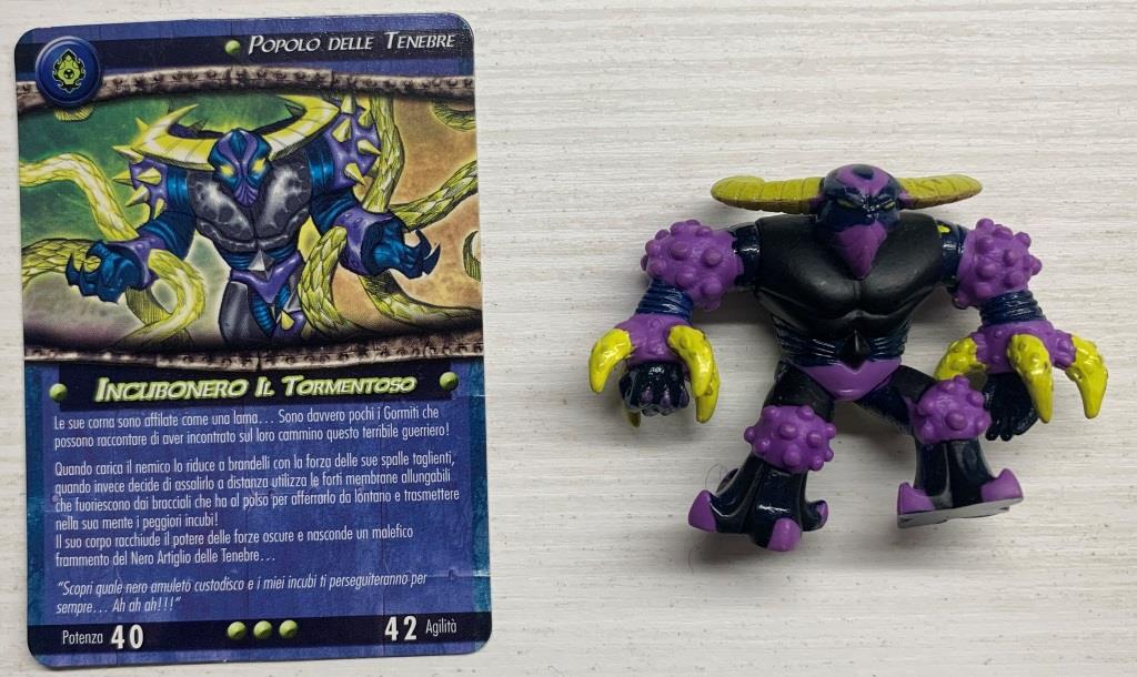 Gormiti Titanium - Incubonero il Tormentoso con carta