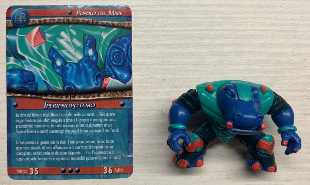 Gormiti Titanium - Iperipnopotamo con carta