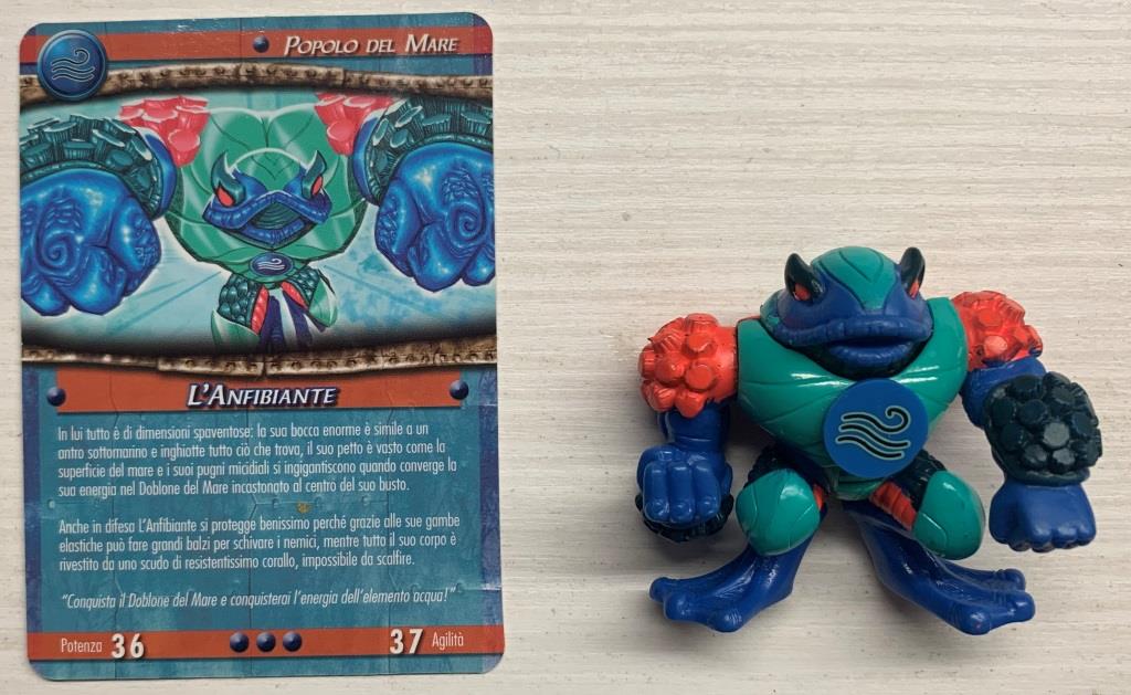 Gormiti Titanium - L'Anfibiante con carta