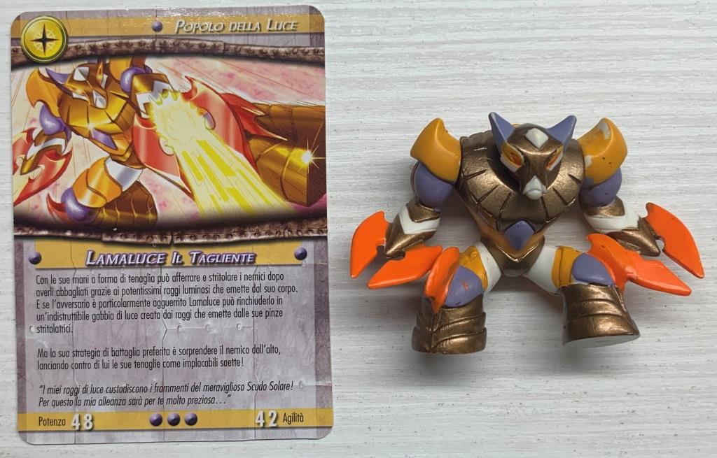 Gormiti Titanium - Lamaluce il Tagliente con carta