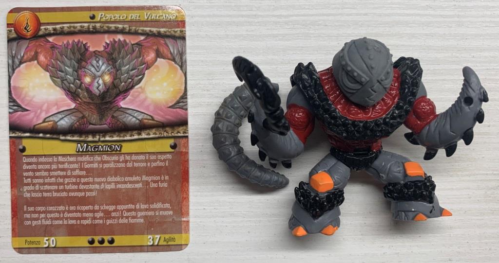 Gormiti Titanium - Magmion con carta