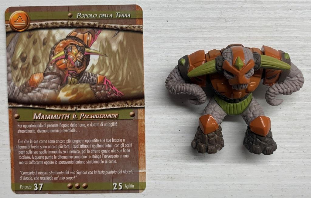 Gormiti Titanium - Mammuth il Pachidermide con carta