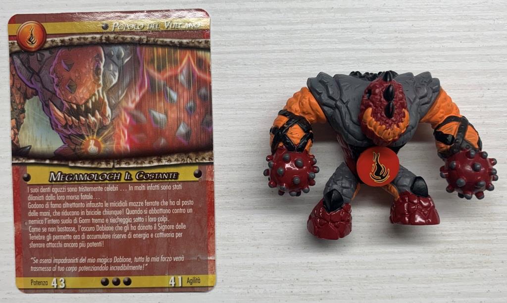 Gormiti Titanium - Megamoloch il Costante con carta