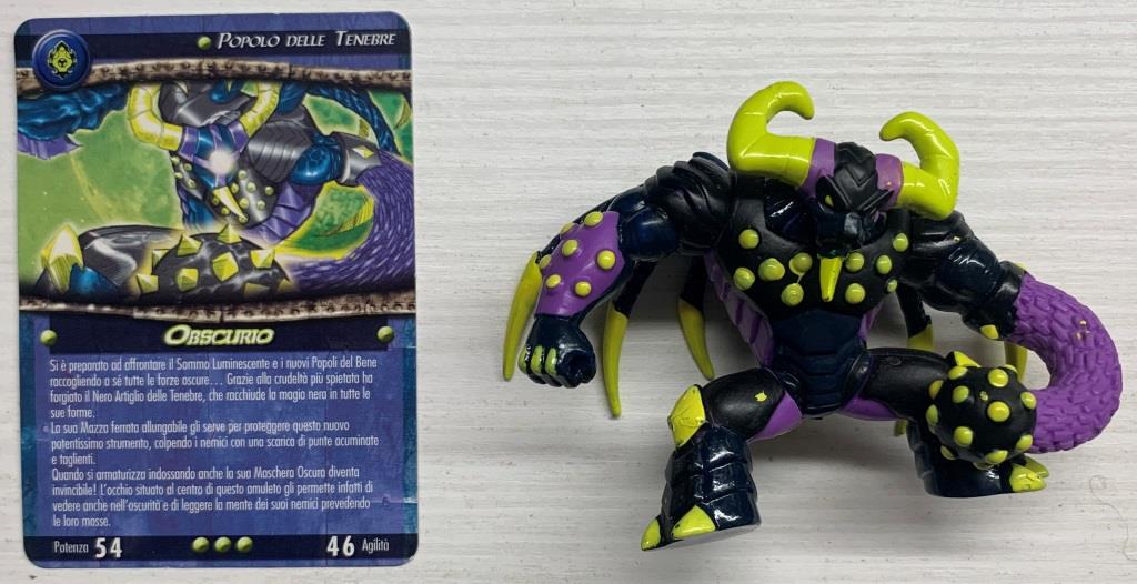 Gormiti Titanium - Obscurio con carta