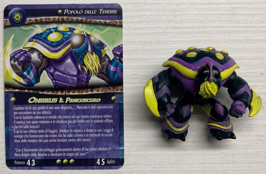 Gormiti Titanium - Onirikus il Panicoscuro con carta