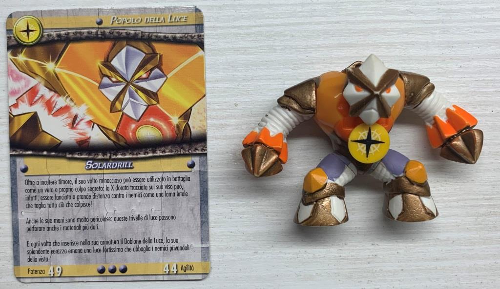 Gormiti Titanium - Solardrill con carta